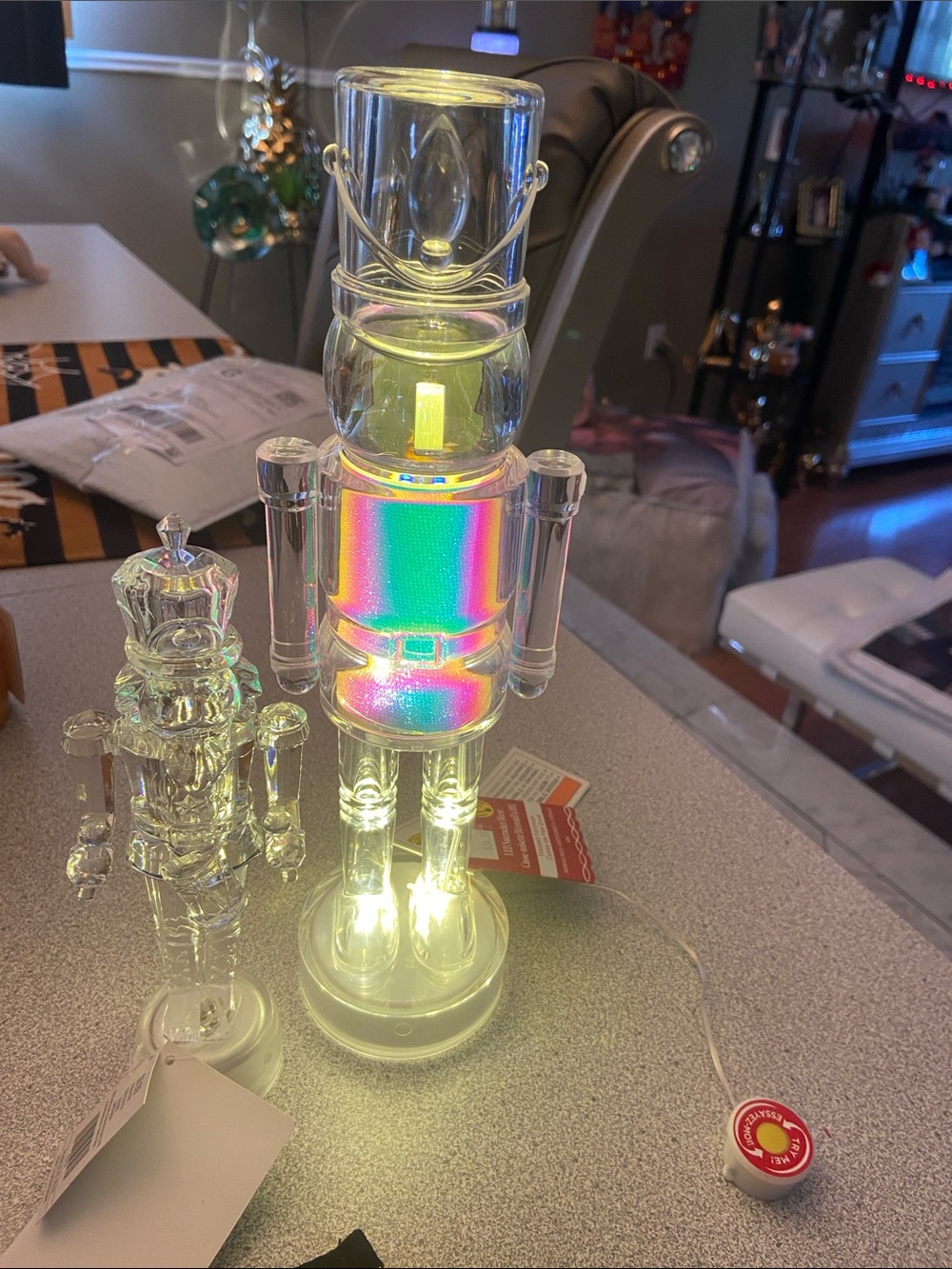 Led nutcracker decorations